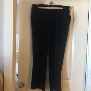 Velour pants